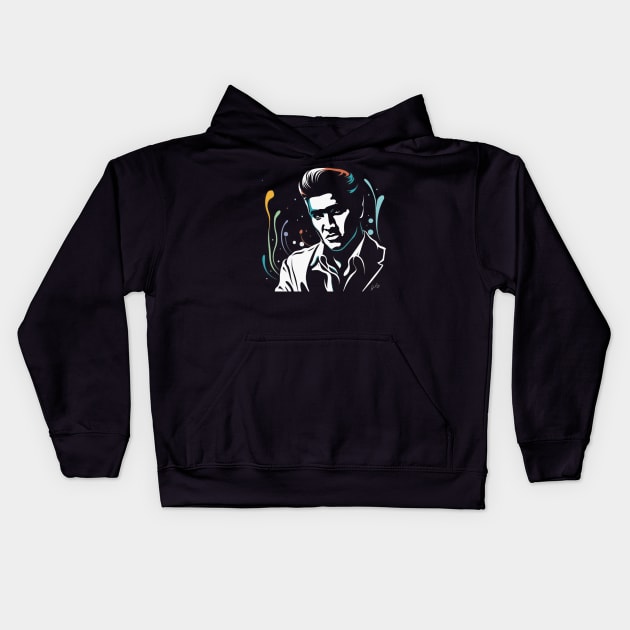 Elvis Presley Kids Hoodie by Aldrvnd